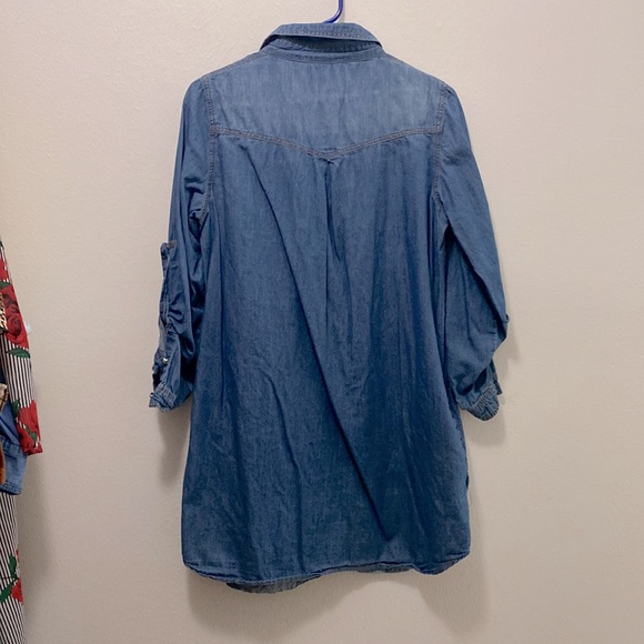 Denim button down dress - Picture 3 of 3